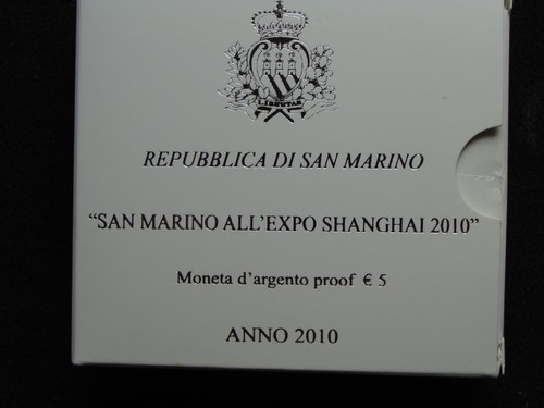 Euro silbergedenkmünze san - 5,