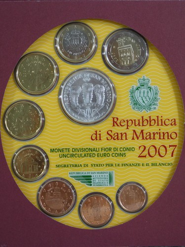 San marino kms 2007 - marino, euro