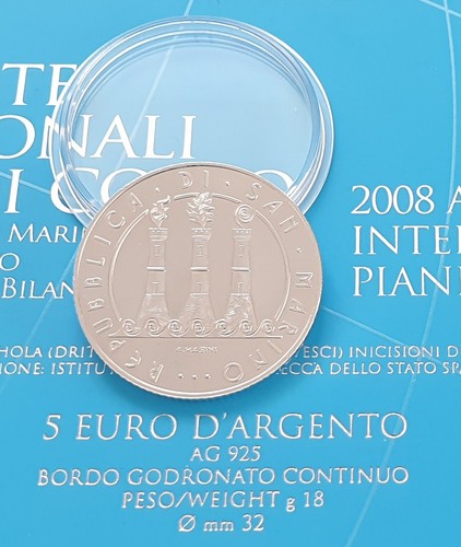 San marino euro gedenkmünze - san,