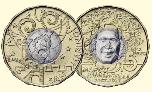 San marino euro - marino, 5